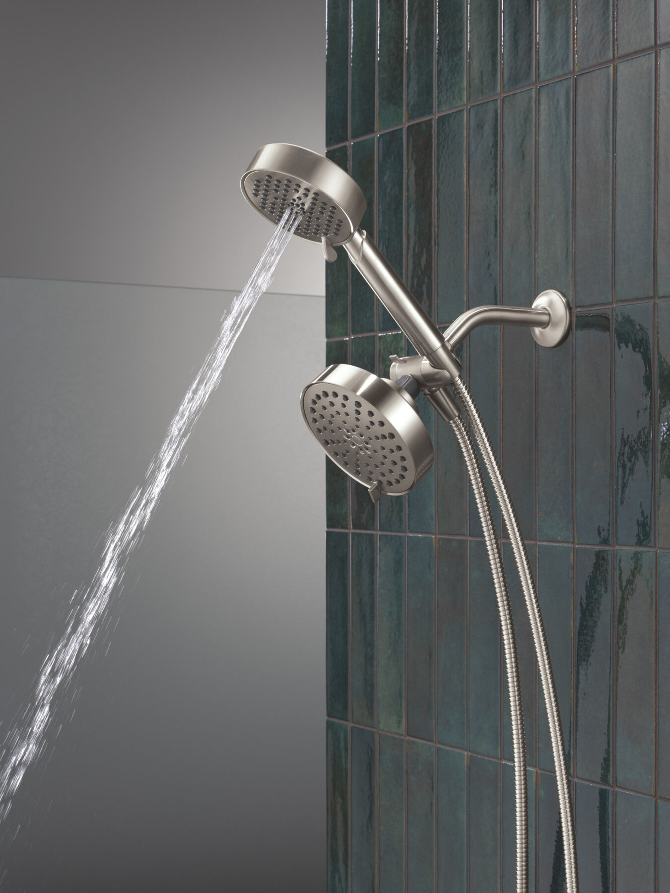 5-Setting Two-in-One Combination Shower with Additional Mount