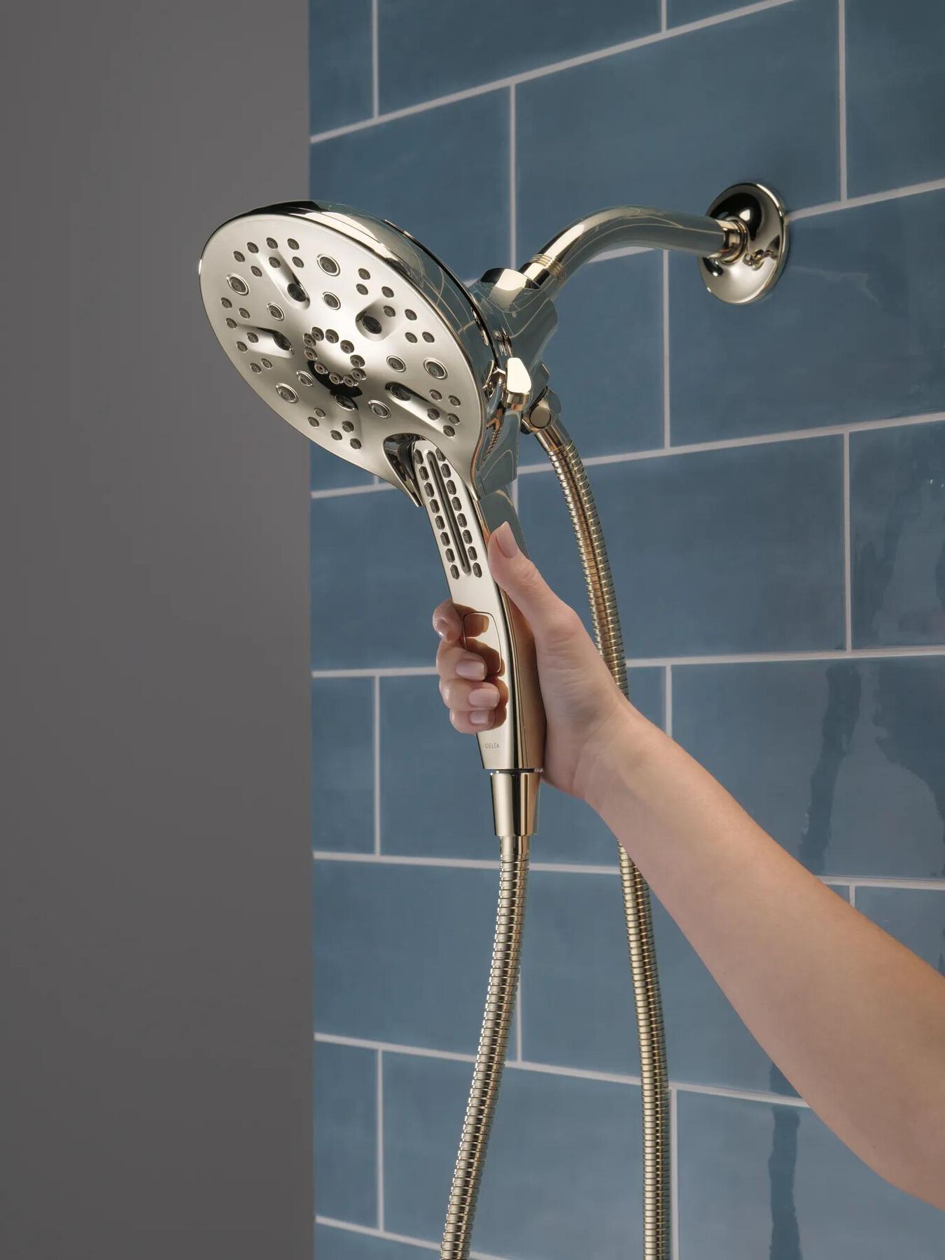 In2ition&reg; H<sub>2</sub>Okinetic&reg; 5-Setting Two-in-One Shower