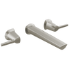 Two Handle Wall Mount Bathroom Faucet (Recertified)