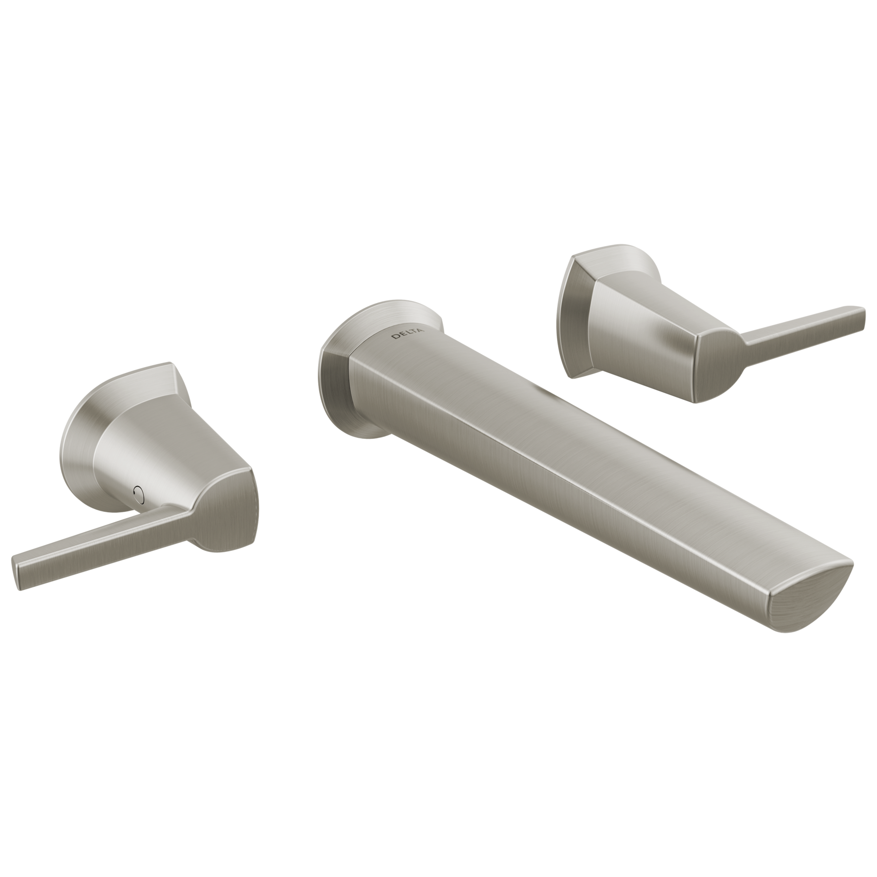 Two Handle Wall Mount Bathroom Faucet (Recertified)
