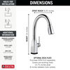 Single Handle Pull-Down Kitchen Faucet with Touch<sub>2</sub>O&reg; and ShieldSpray&reg; Technologies (Recertified)