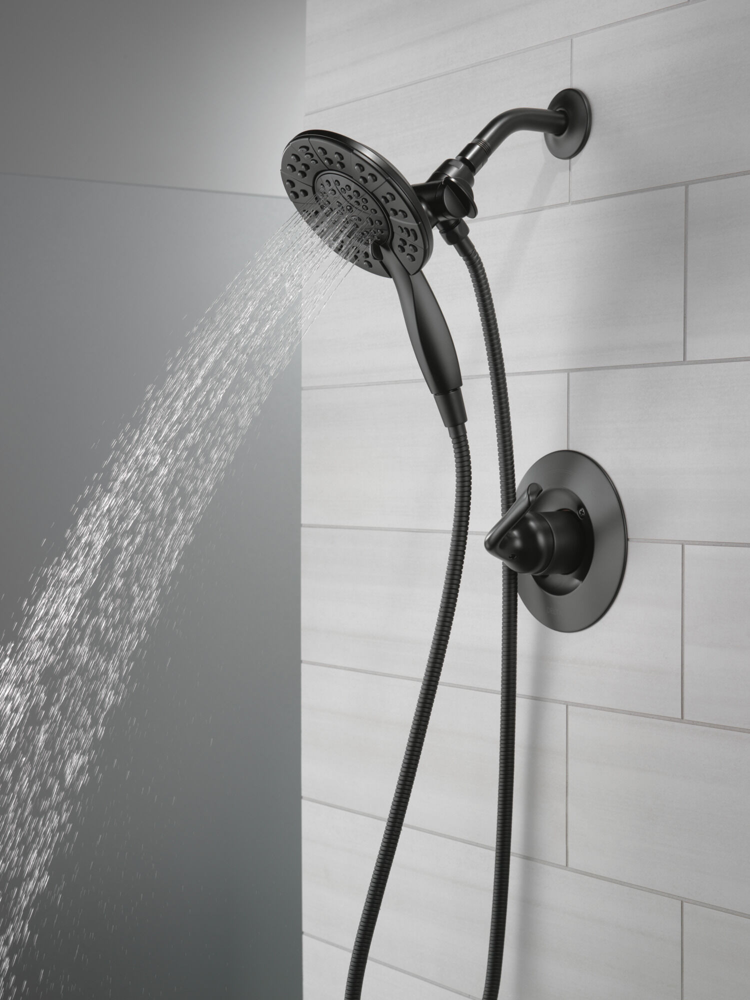 Shower Rough & Trim 14S (Recertified) in Matte Black 142840-BL-I-R