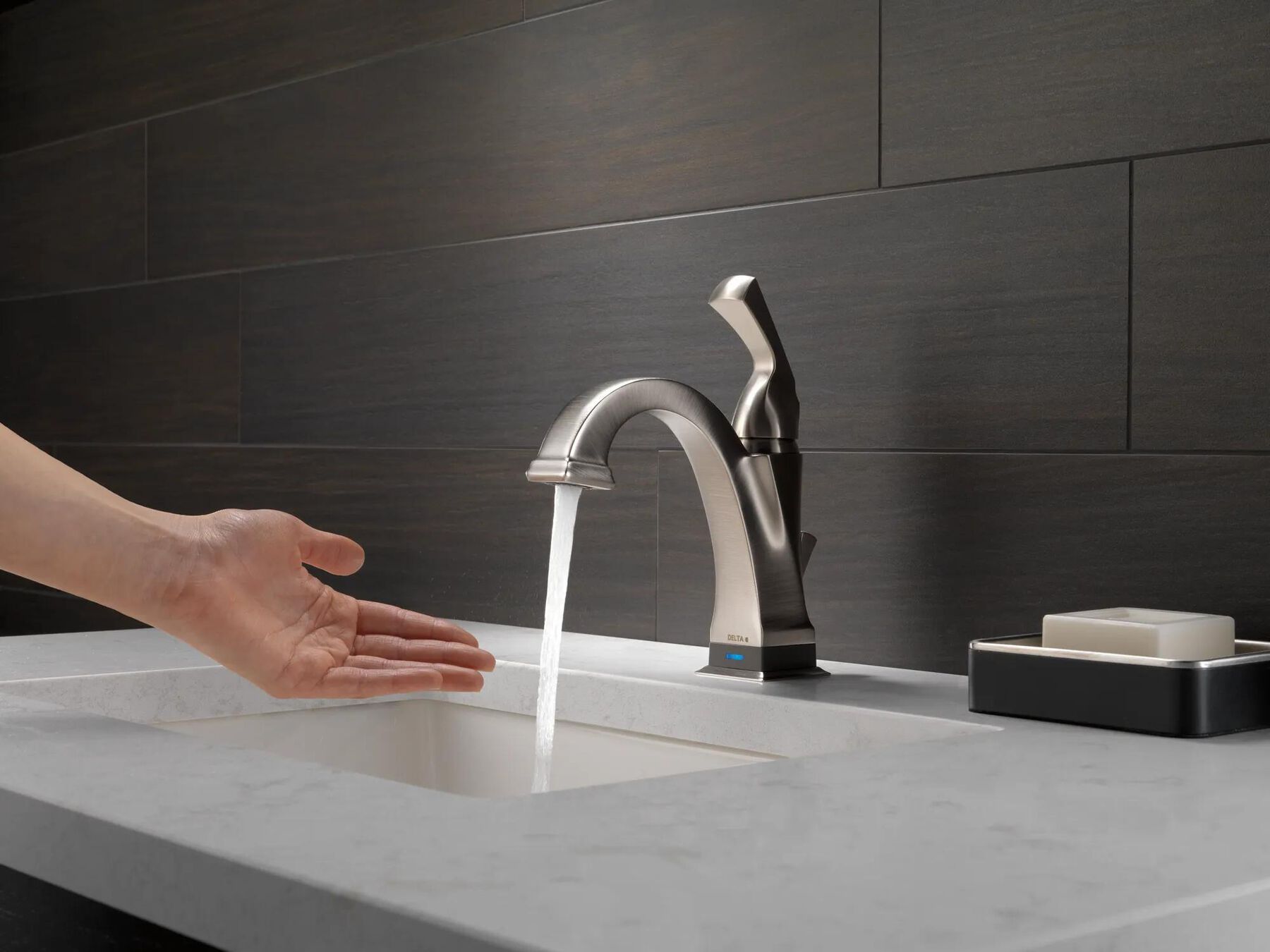 Single Handle Bathroom Faucet with Touch<sub>2</sub>O.xt&reg; Technology