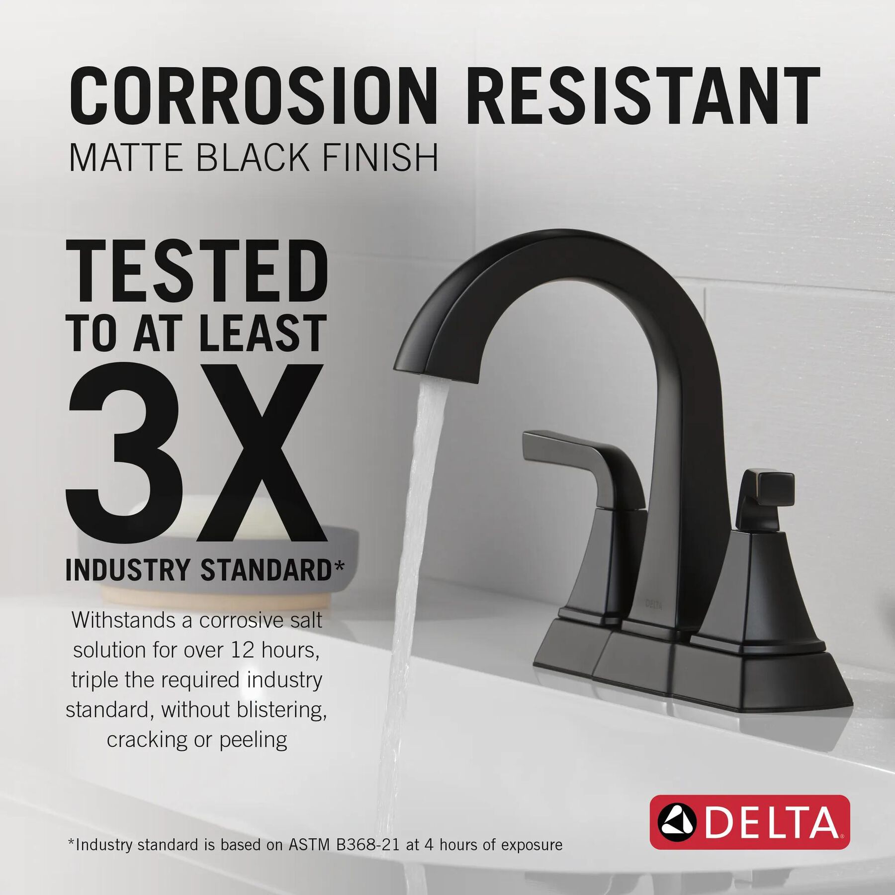 Two Handle Centerset Bathroom Faucet