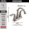 Two Handle Centerset Bathroom Faucet (Recertified)