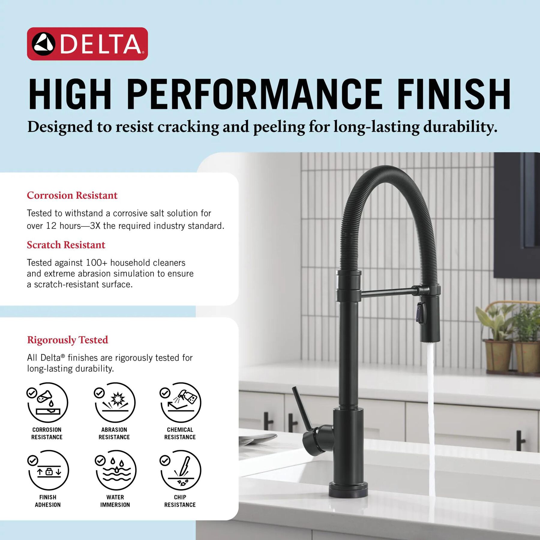 Touch<sub>2</sub>O&reg; Technology Kitchen Faucet with Touchless Technology