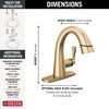 Single Handle Pull Down Bathroom Faucet (Recertified)