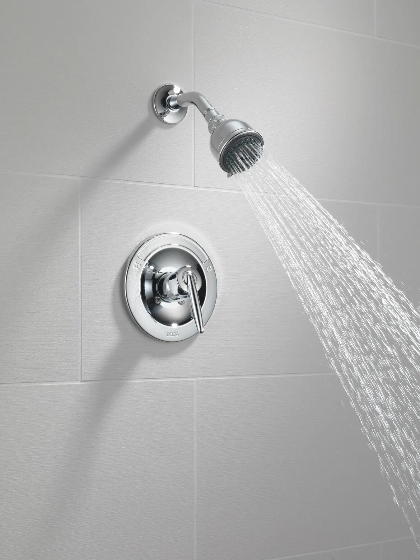 In-Wall Shower Only - Stick Handle; with 3F Shower Head Ceramic Valve System