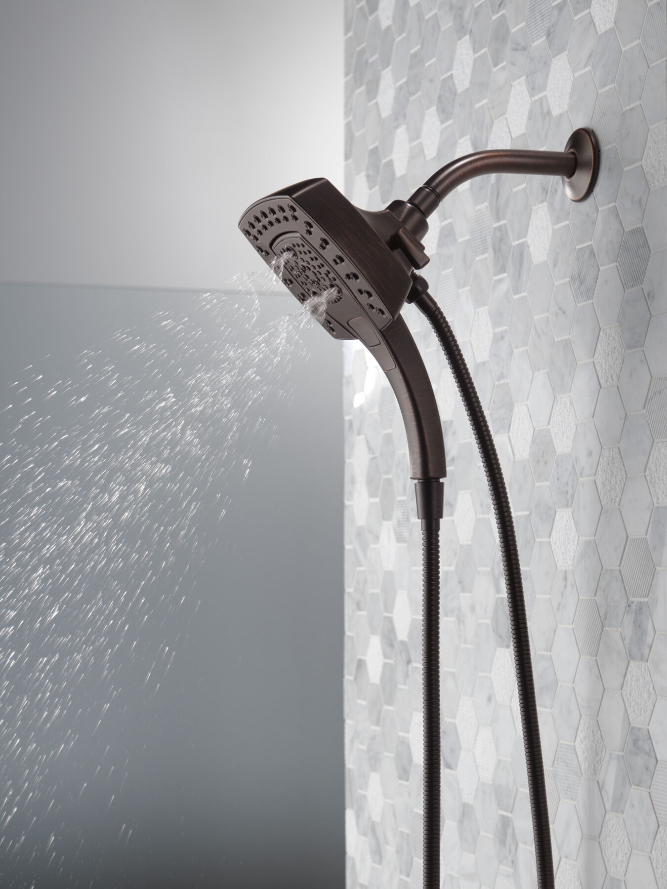 H<sub>2</sub>Okinetic&reg; In2ition&reg; 5-Setting Two-in-One Shower (Recertified)