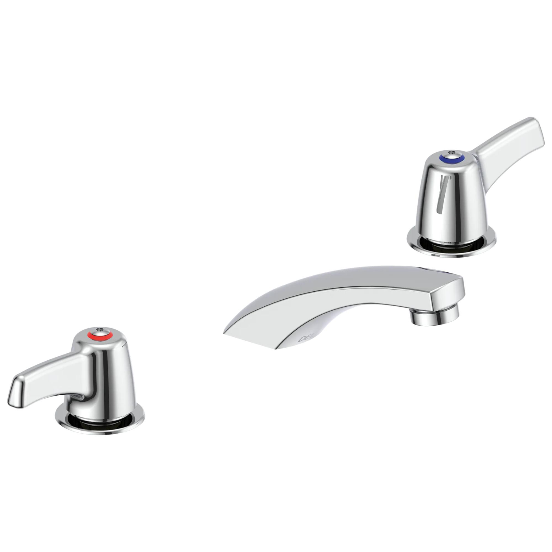 Two Handle Widespread Bathroom Faucet - Less Pop-Up