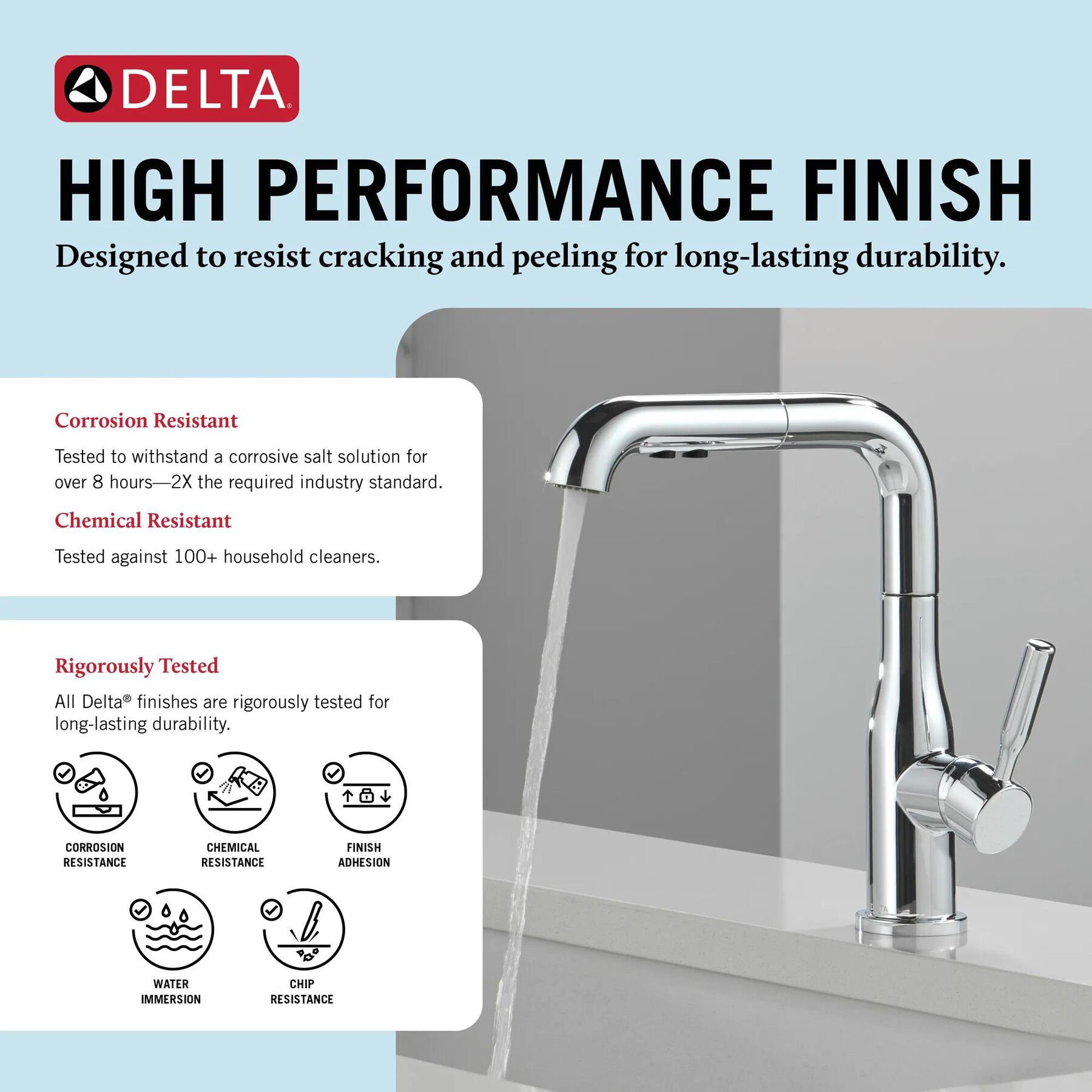Single Handle Pull-Out Kitchen Faucet