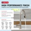 Single Handle Pull-Down Kitchen Faucet with Soap Dispenser and ShieldSpray&reg; Technology