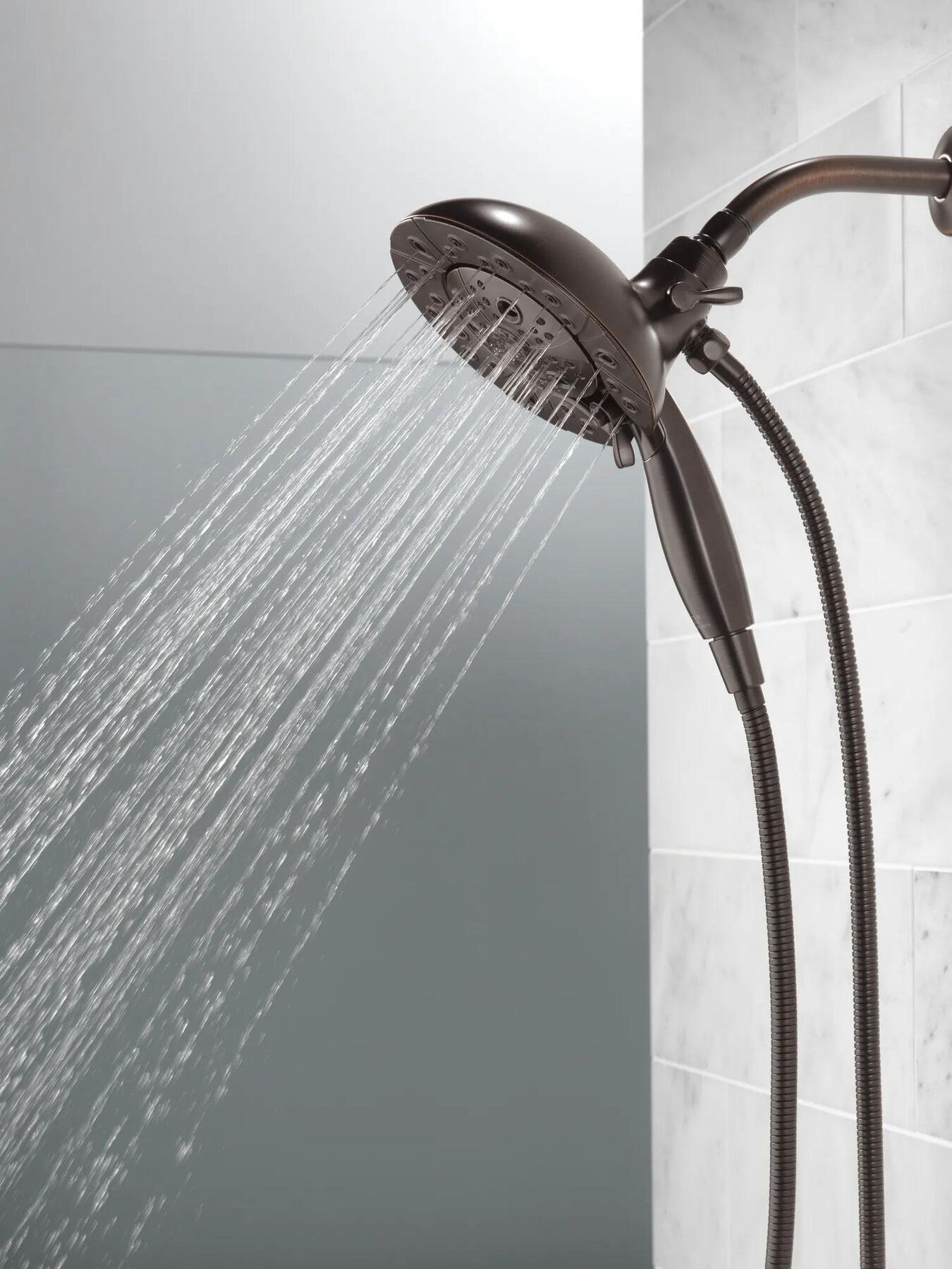 In2ition&reg; H2Okinetic&reg; 5-Setting Two-in-One Shower