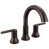 Two Handle Widespread Pull Down Bathroom Faucet