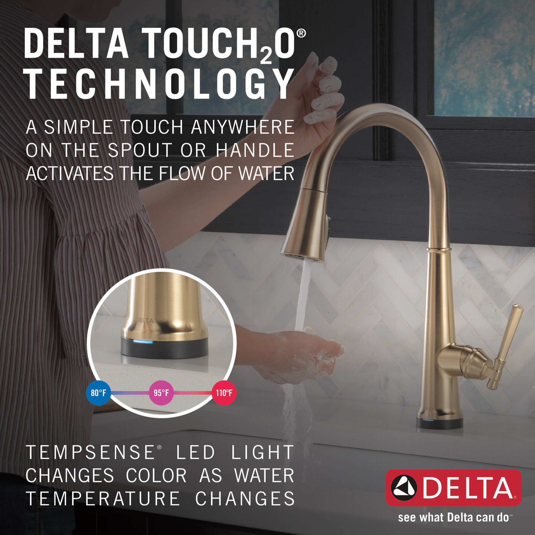 Touch<sub>2</sub>O&reg;  Pull-Down Kitchen w/ShieldSpray (Recertified)
