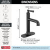 Single Handle Lavatory Faucet with 14 Series Tub Shower Trim and Rough Bundle