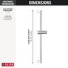 24"  Adjustable Slide Bar