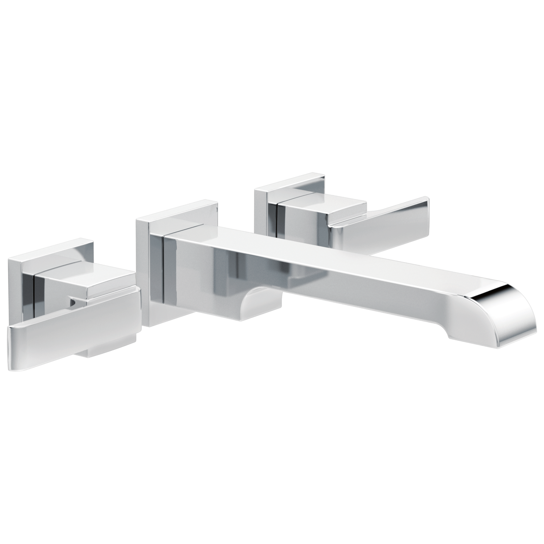 Two Handle Wall Mount Bathroom Faucet Trim