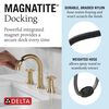 Two Handle Widespread Pull Down Bathroom Faucet