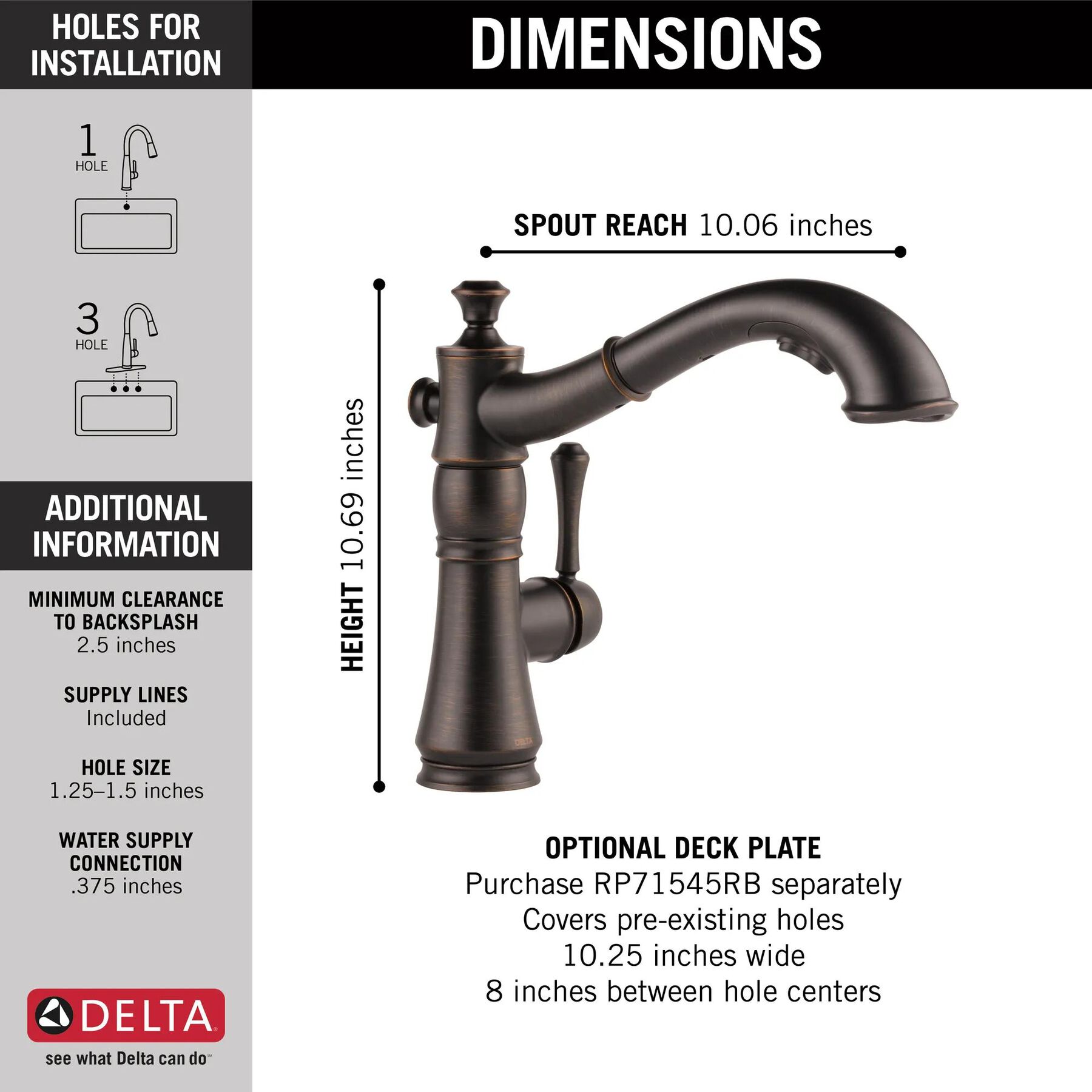 Single Handle Pull-Out Kitchen Faucet