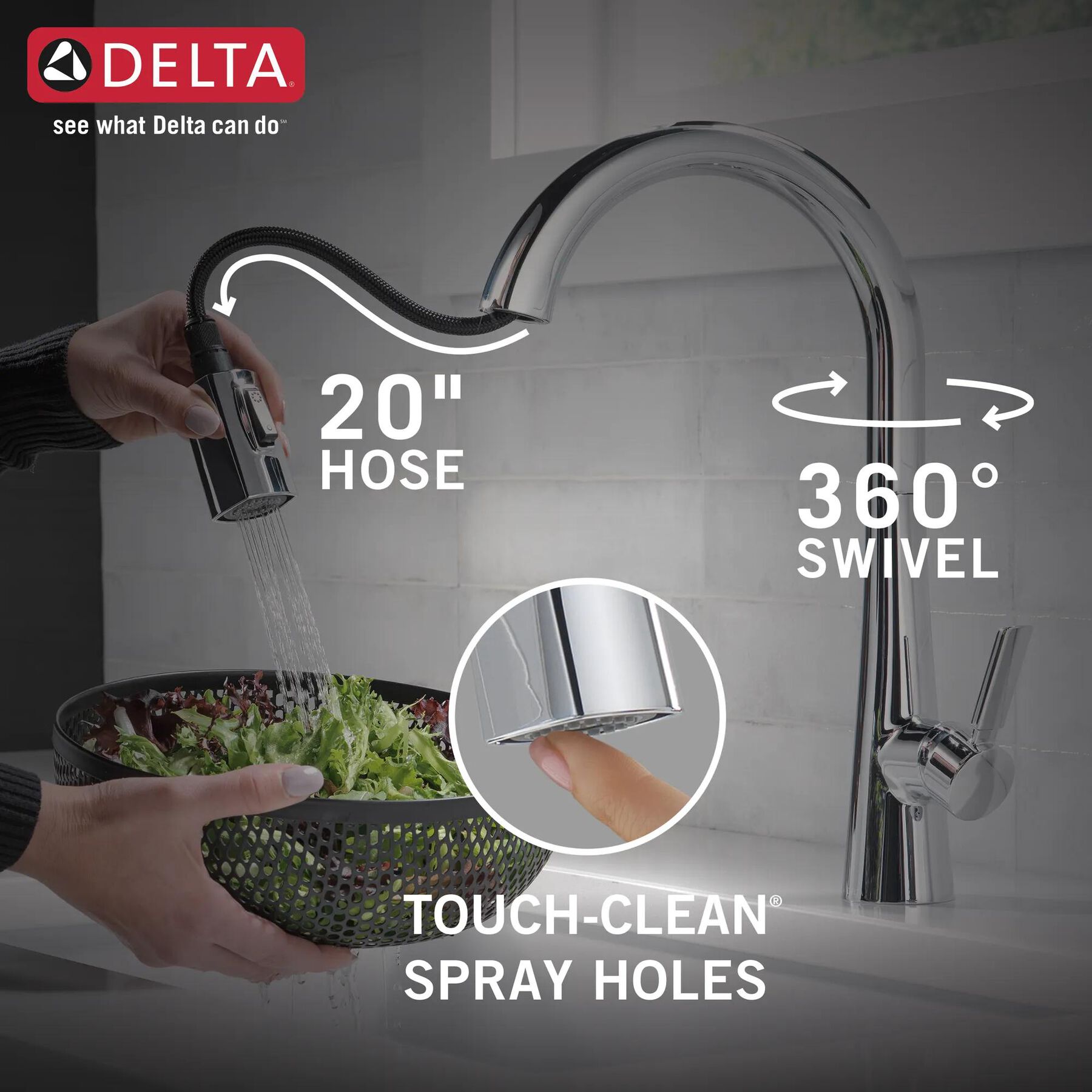 Single Handle Pull-Down Kitchen Faucet (Recertified)