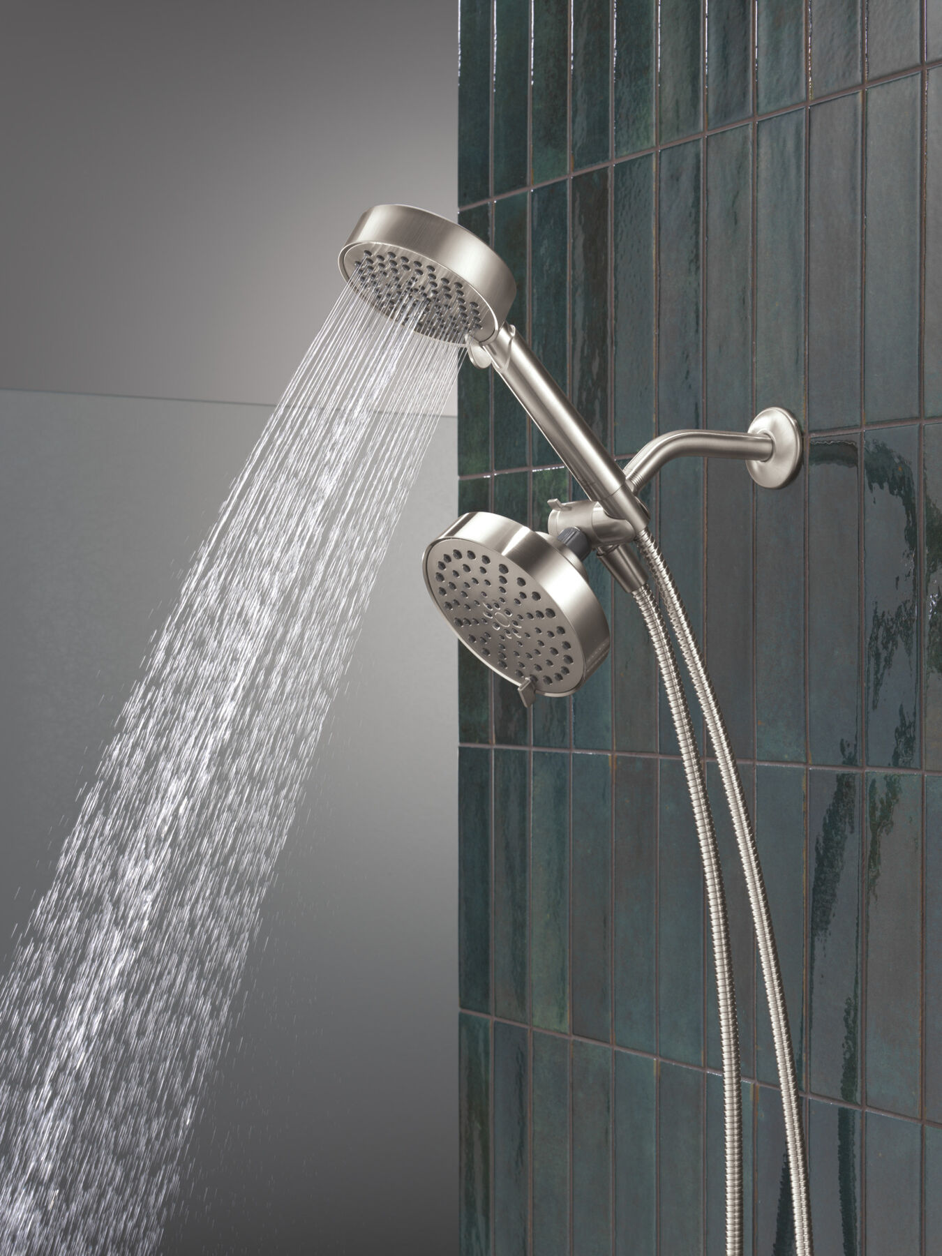 5-Setting Two-in-One Combination Shower with Additional Mount