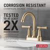 Centerset Lavatory Faucet with 14 Series Tub Shower Trim and Rough Bundle