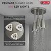 H<sub>2</sub>Okinetic&reg; Pendant Raincan Shower Head with LED Light