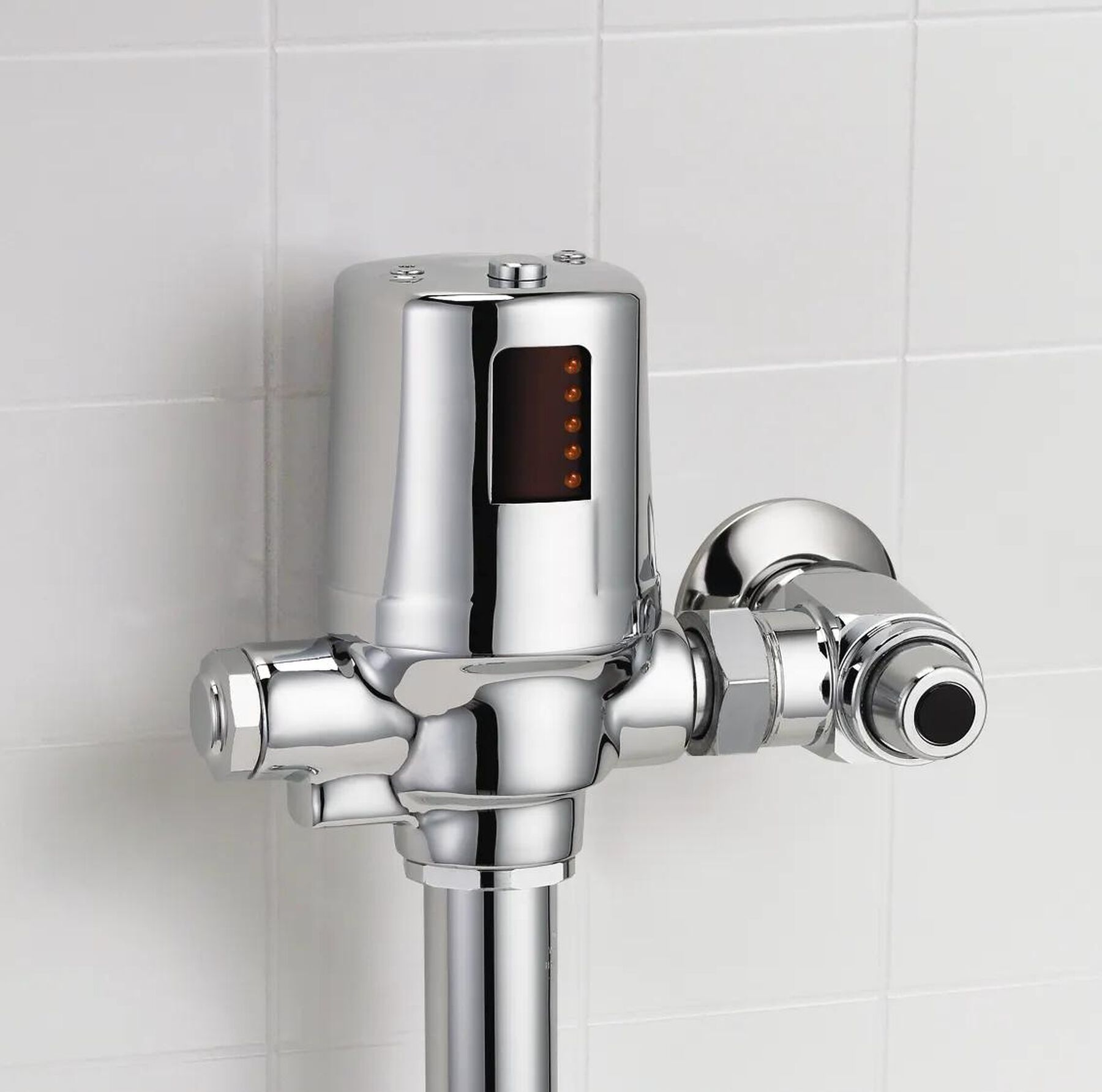 Electronic Exposed Water Closet Flush Valve - Hardwire Operated