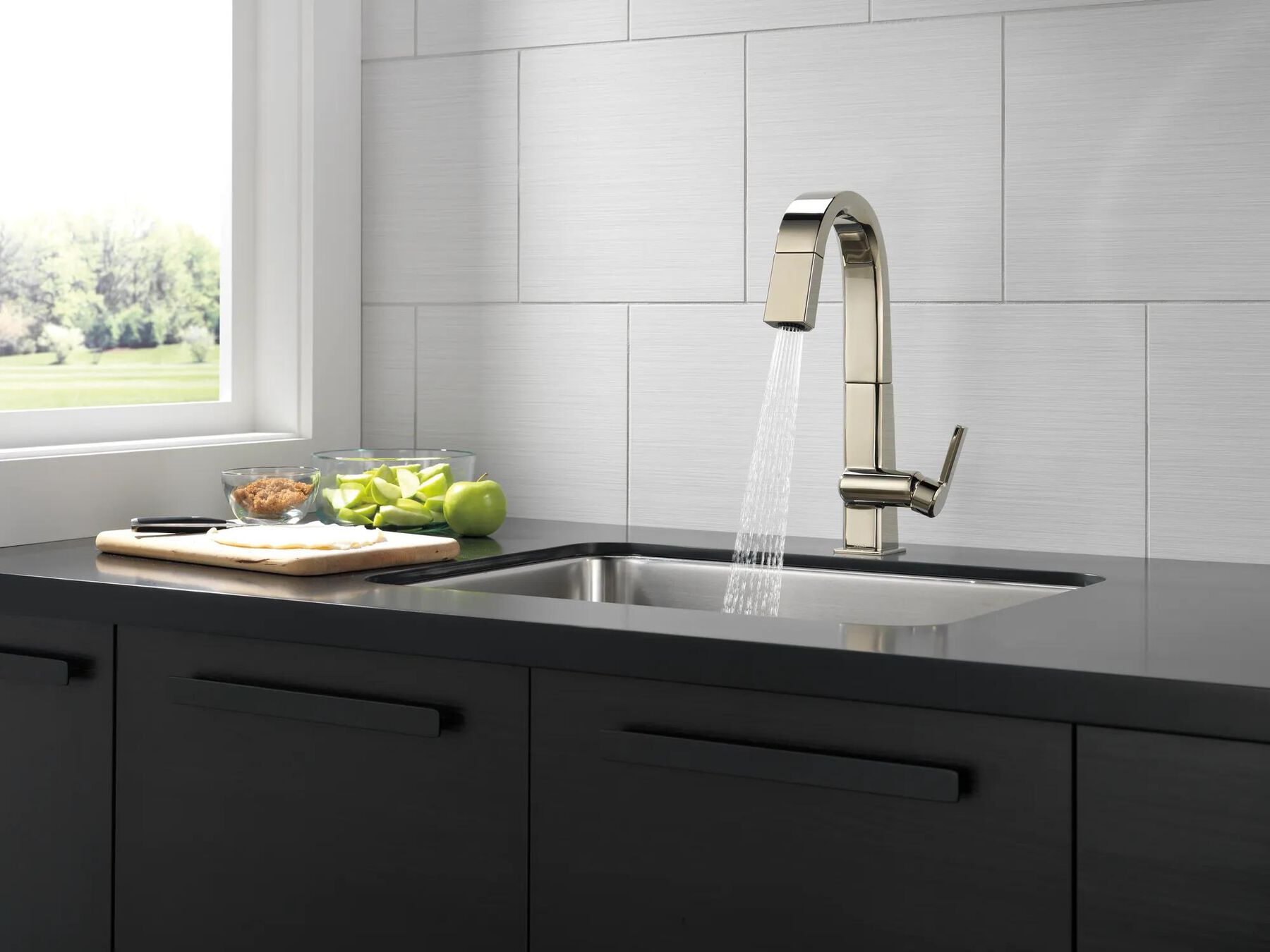 Single Handle Pull Down Bar/Prep Faucet