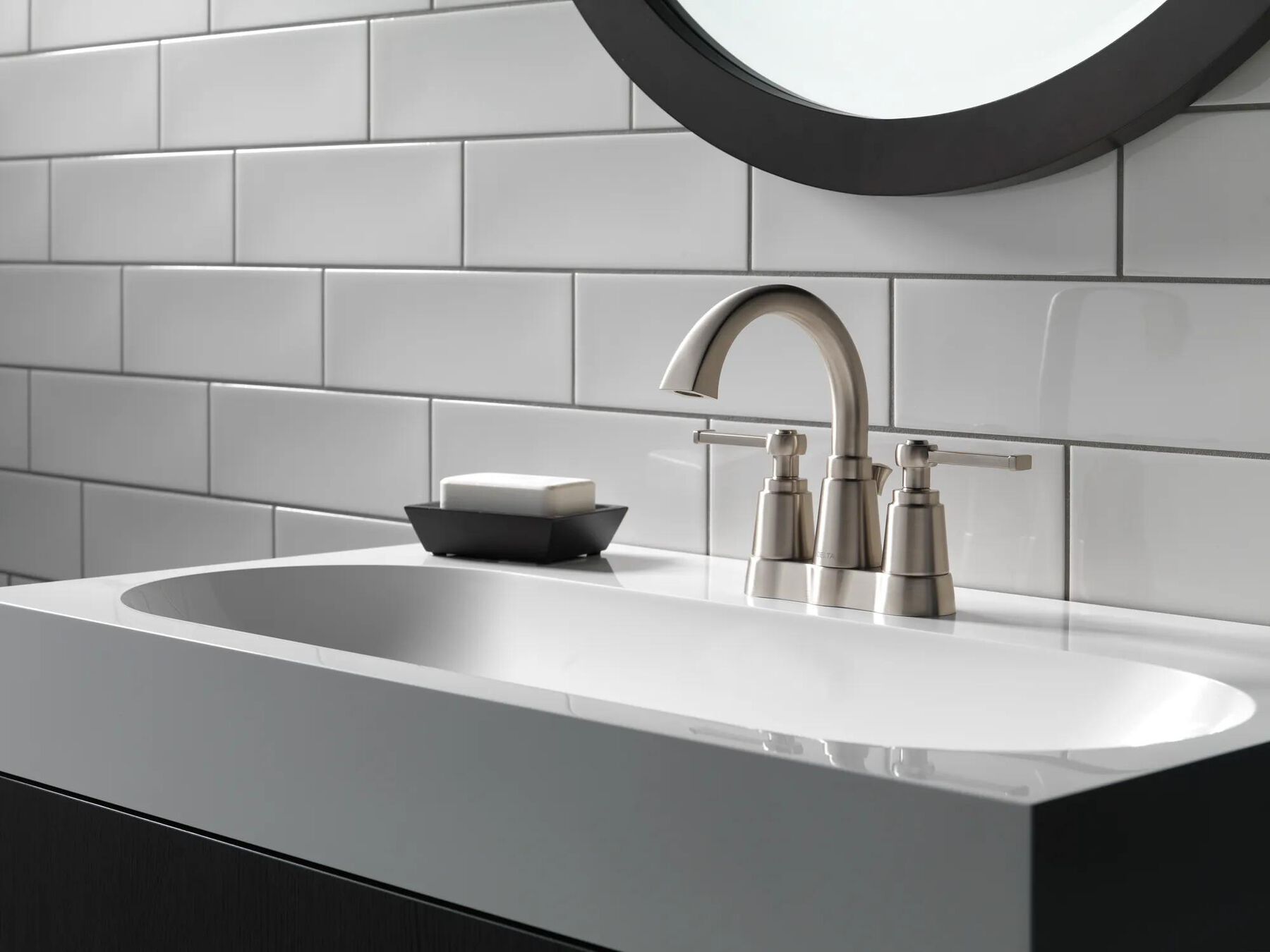 Two Handle Centerset Bathroom Faucet
