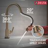 Single Handle Kitchen Pull-Down Faucet With Touchless Technology