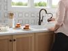 Touch2O with Touchless and VoiceIQ&reg; Technology Single Handle Pull-Down Kitchen Faucet with Soap Dispenser