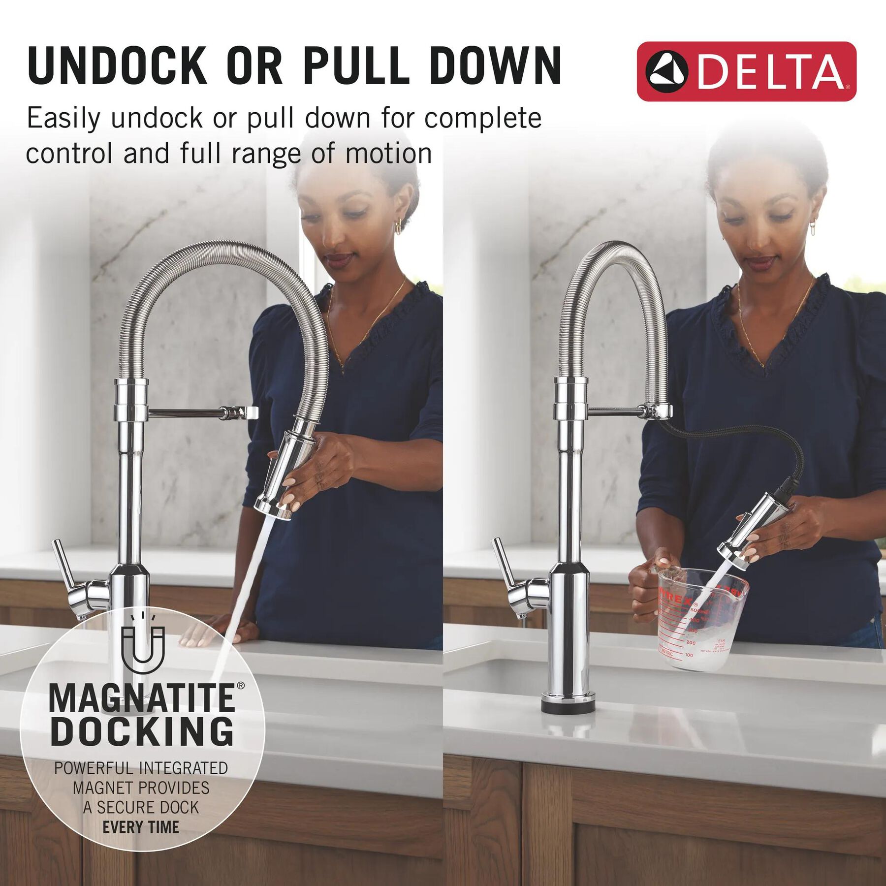 Touch2O&reg; Technology Kitchen Faucet with Touchless Technology