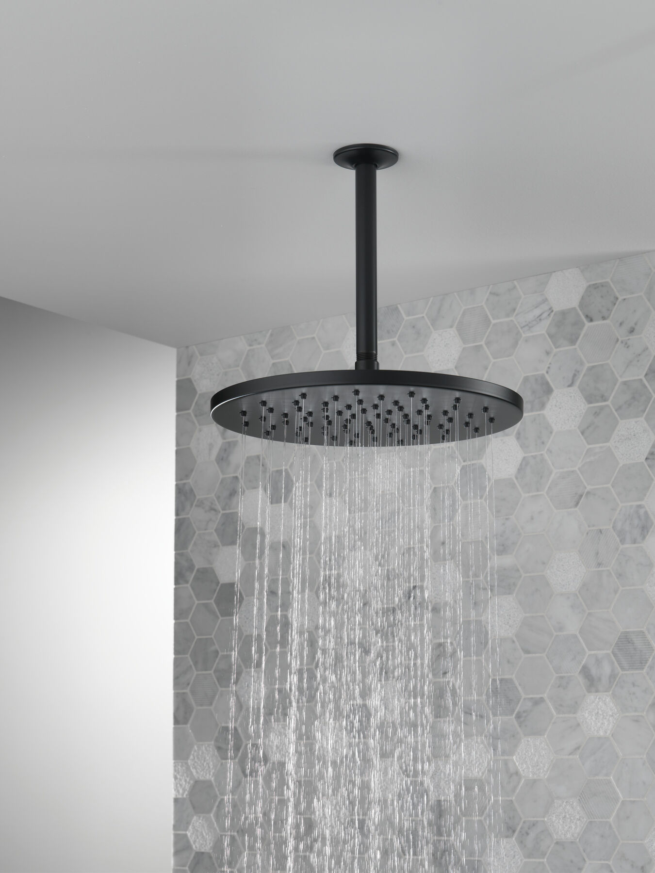 Single-Setting Metal Raincan Shower Head