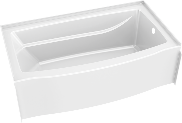 Classic 500 Curve Alcove Bathtub Right Drain 60x32