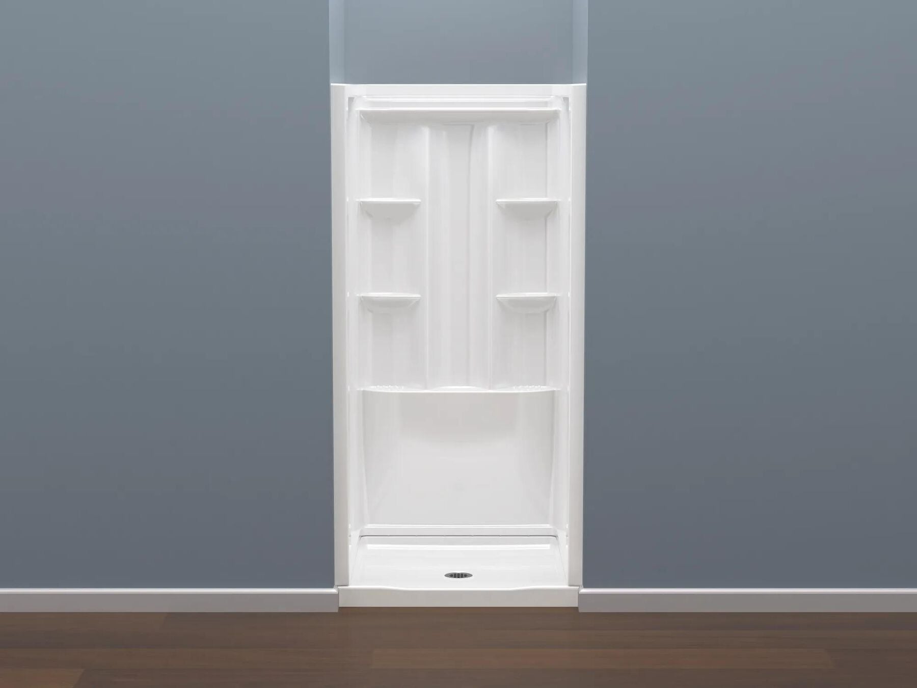 36x36 Alcove Shower Base and Wall Set Bundle