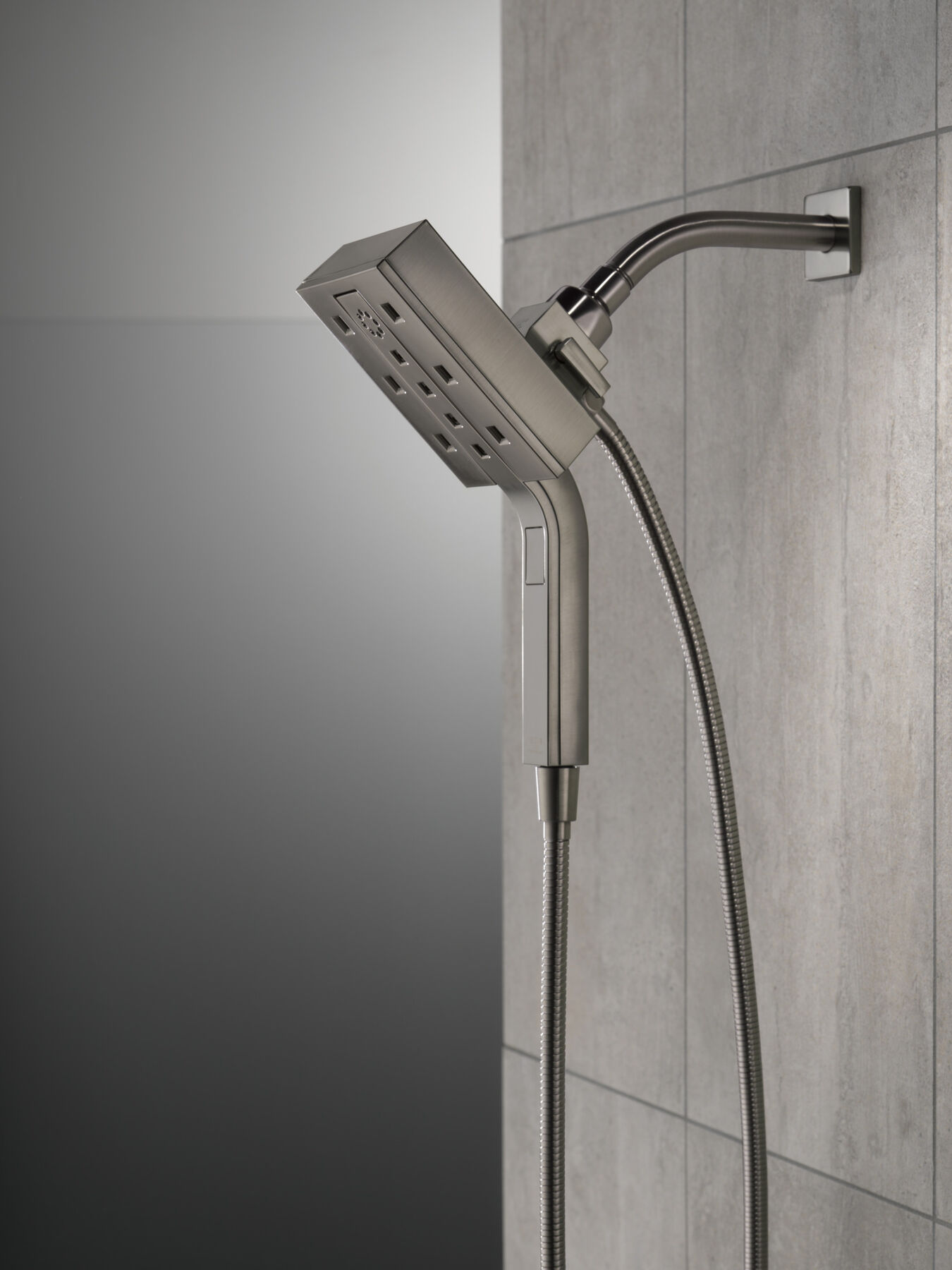 H<sub>2</sub>Okinetic&reg; In2ition&reg; 4-Setting Two-in-One Shower