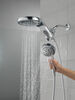 HydroRain&reg; H2Okinetic&reg; 5-Setting Two-in-One Shower Head (Recertified)