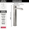 Single Handle Vessel Bathroom Faucet