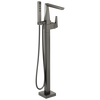 Single Handle Floor Mount Tub Filler Trim