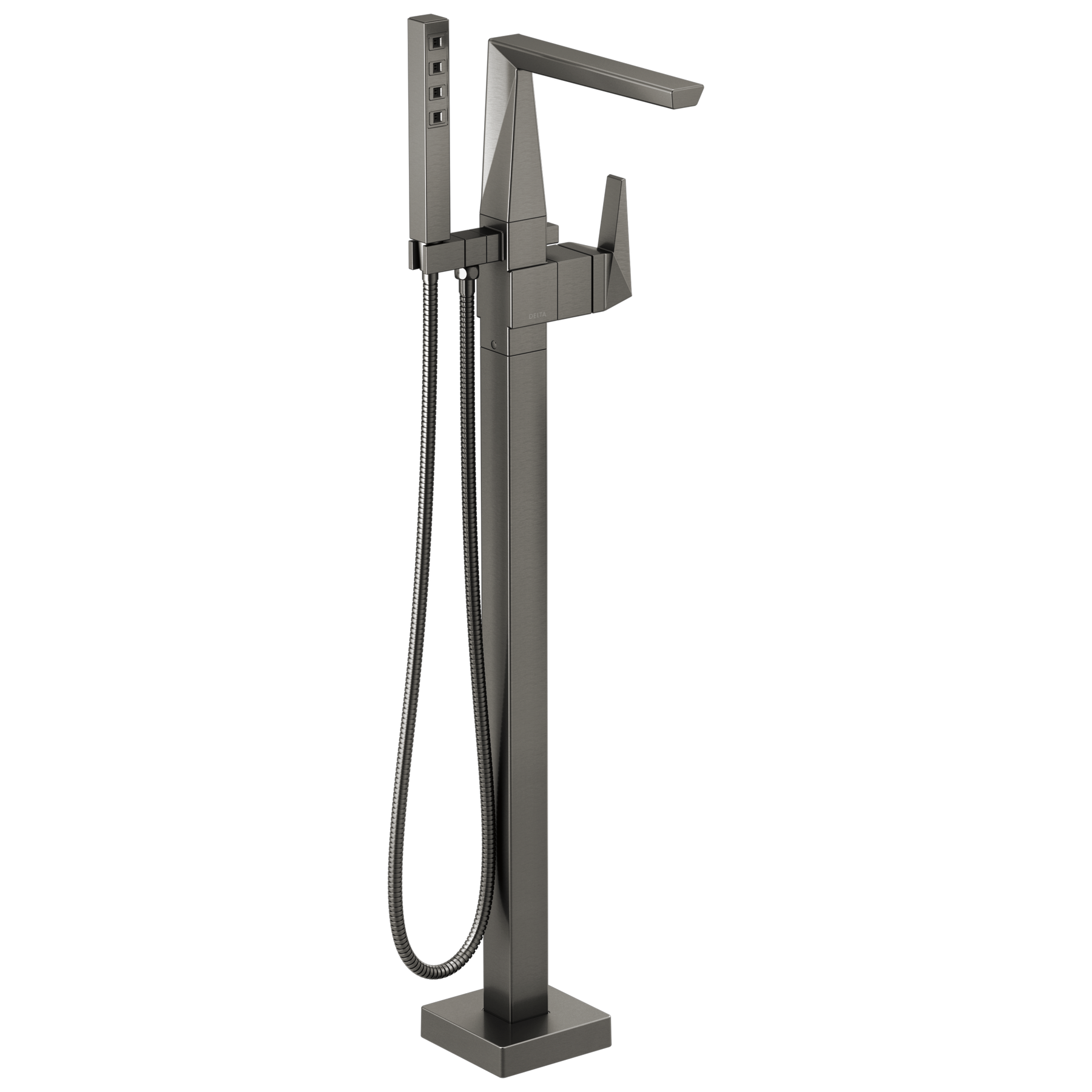 Single Handle Floor Mount Tub Filler Trim