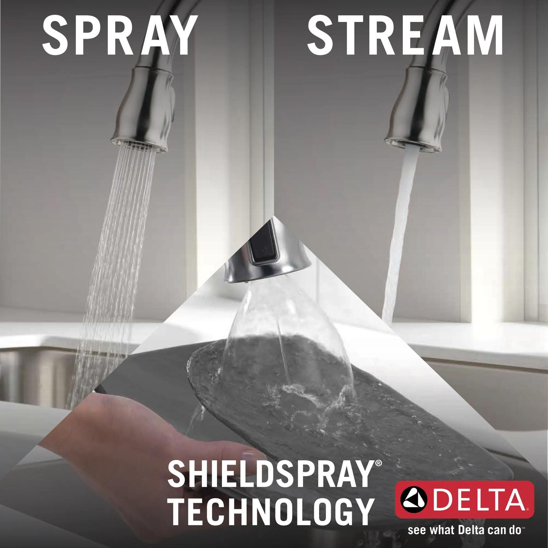 Single Handle Pull-Down Kitchen Faucet with ShieldSpray&reg; Technology (Recertified)