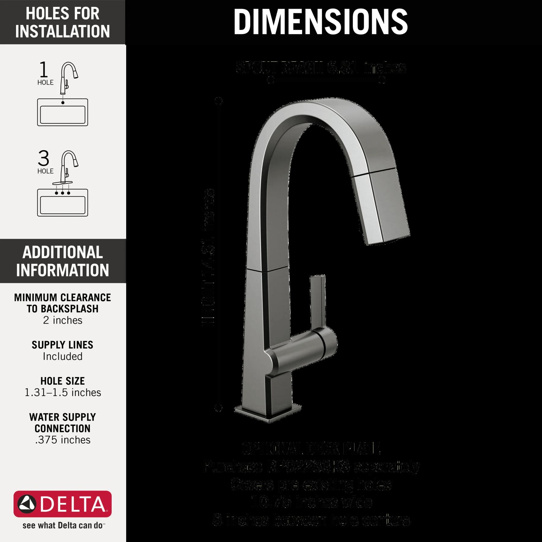 Single Handle Pull Down Bar/Prep Faucet
