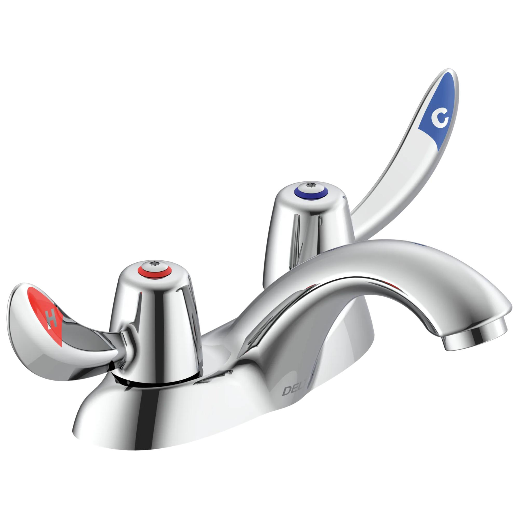 Two Handle Centerset Lavatory Faucet - Less Pop-Up