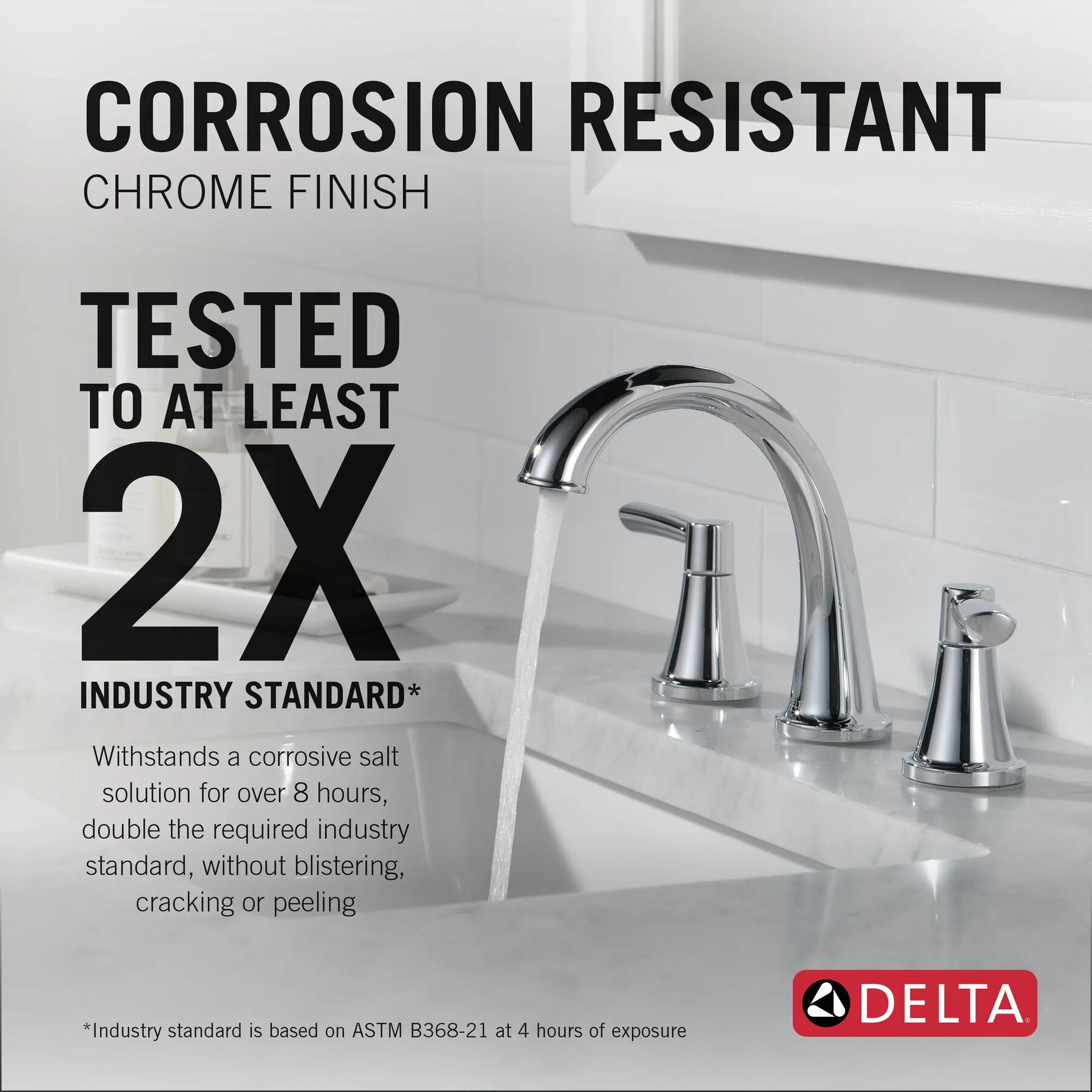 Two Handle Widespread Bathroom Faucet
