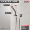 H<sub>2</sub>Okinetic&reg; 3-Setting Slide Bar Hand Shower