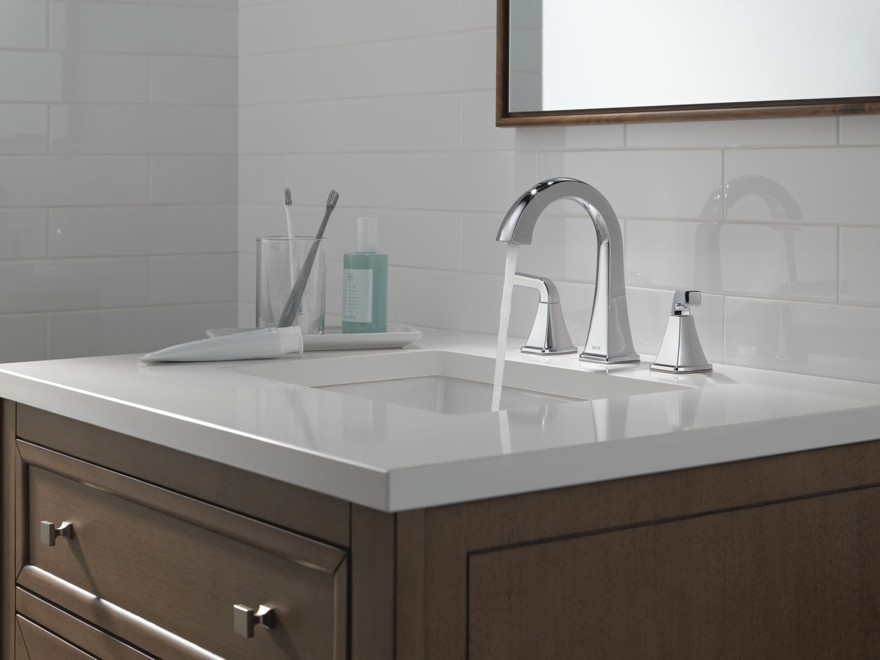 Two Handle Widespread Bathroom Faucet