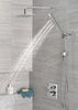 H<sub>2</sub>Okinetic&reg; 4-Setting Wall Mount Hand Shower
