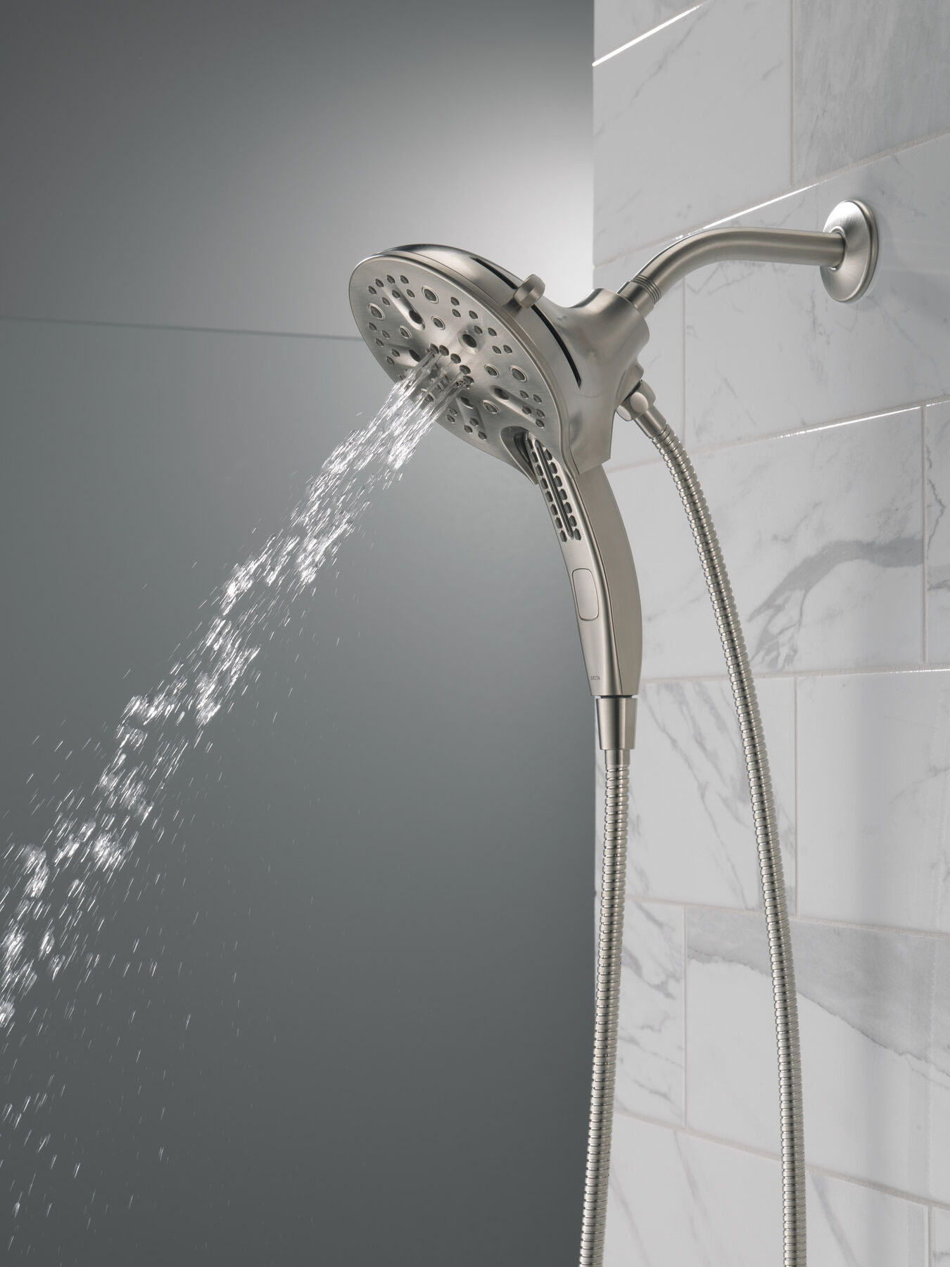 In2ition&reg; H<sub>2</sub>Okinetic&reg; 5-Setting Two-in-One Shower